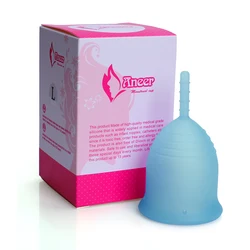 Menstrual Cup Women Period Cup Medical Grade Silicone Lady Cup Feminine Hygiene Menstrual Collector Gift Vaginal Tampons