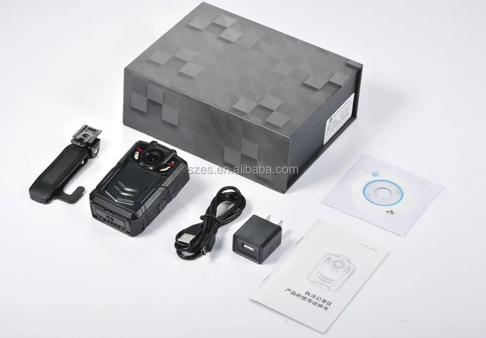 HD 4G LTE 1512P Wearable Body Camera with EIS Night Vision 5G WIFI  GPS GLONASS Evidence Collection Body Worn Camera