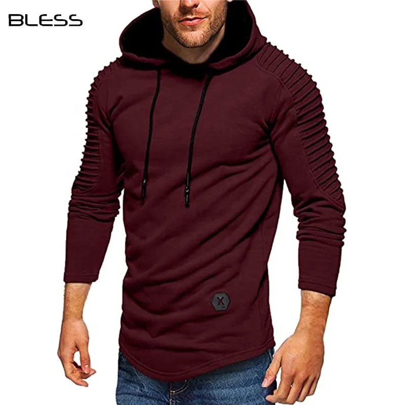 2020 Оптовая Продажа Чистый хлопок простой пользовательский логотип балахон мужские толстовки зимняя одежда