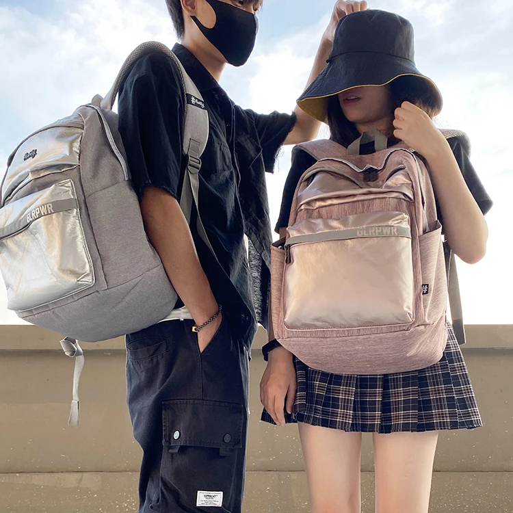 Guangzhou Factory Price Low Moq Fashion Sweet Pink Waterproof Leather School Bags Backpacks For Teen Girls