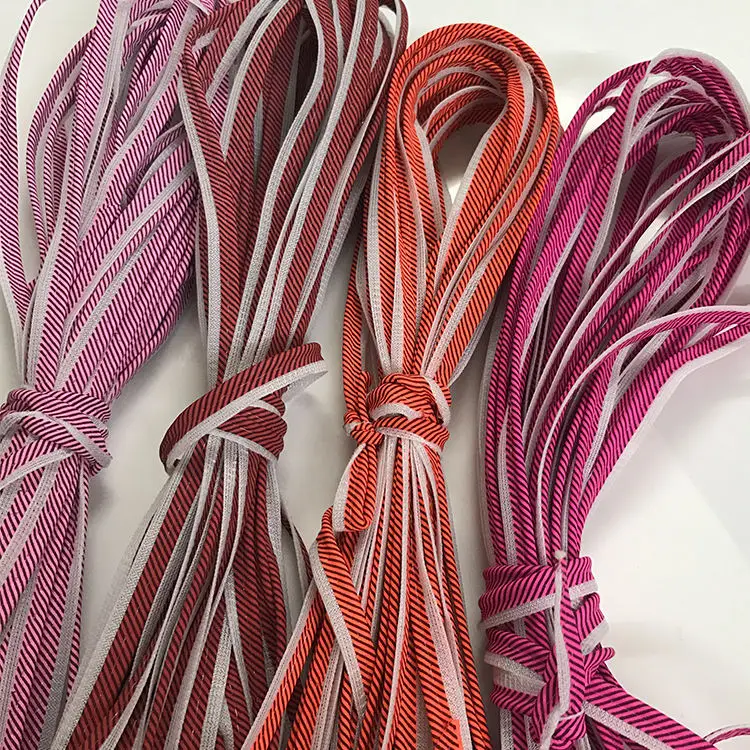 Wholesale High Visibility Silver Reflective Piping Bag Edging Reflective String Piping Stripe