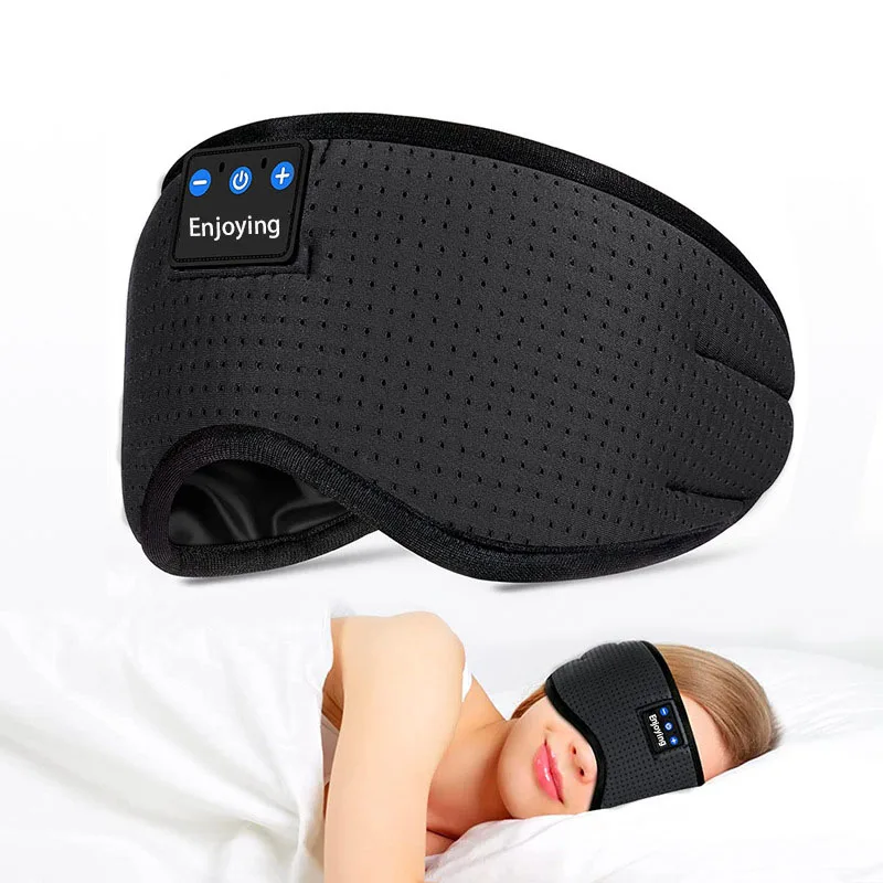 Летняя 3D музыка Eyemask BT дышащая маска для сна Регулируемая Беспроводная умная накладка на