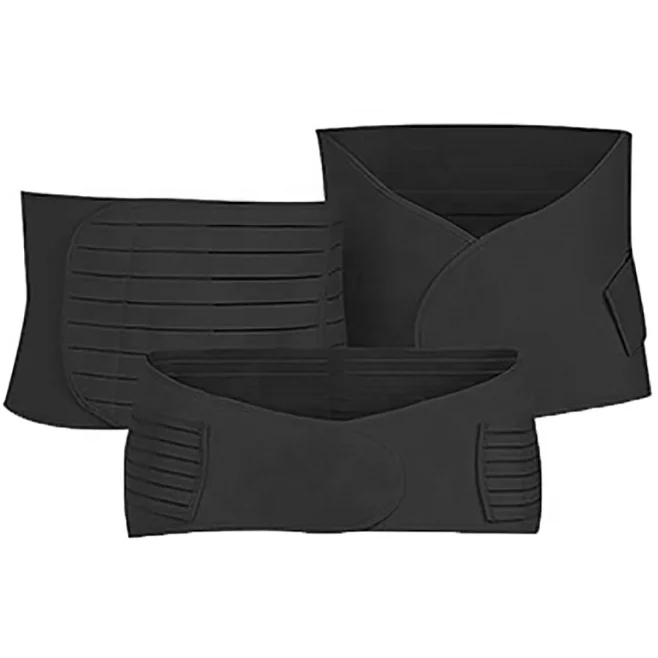 3 in 1 belly band wrap slimming support recovery after c section belt postpartum girdle