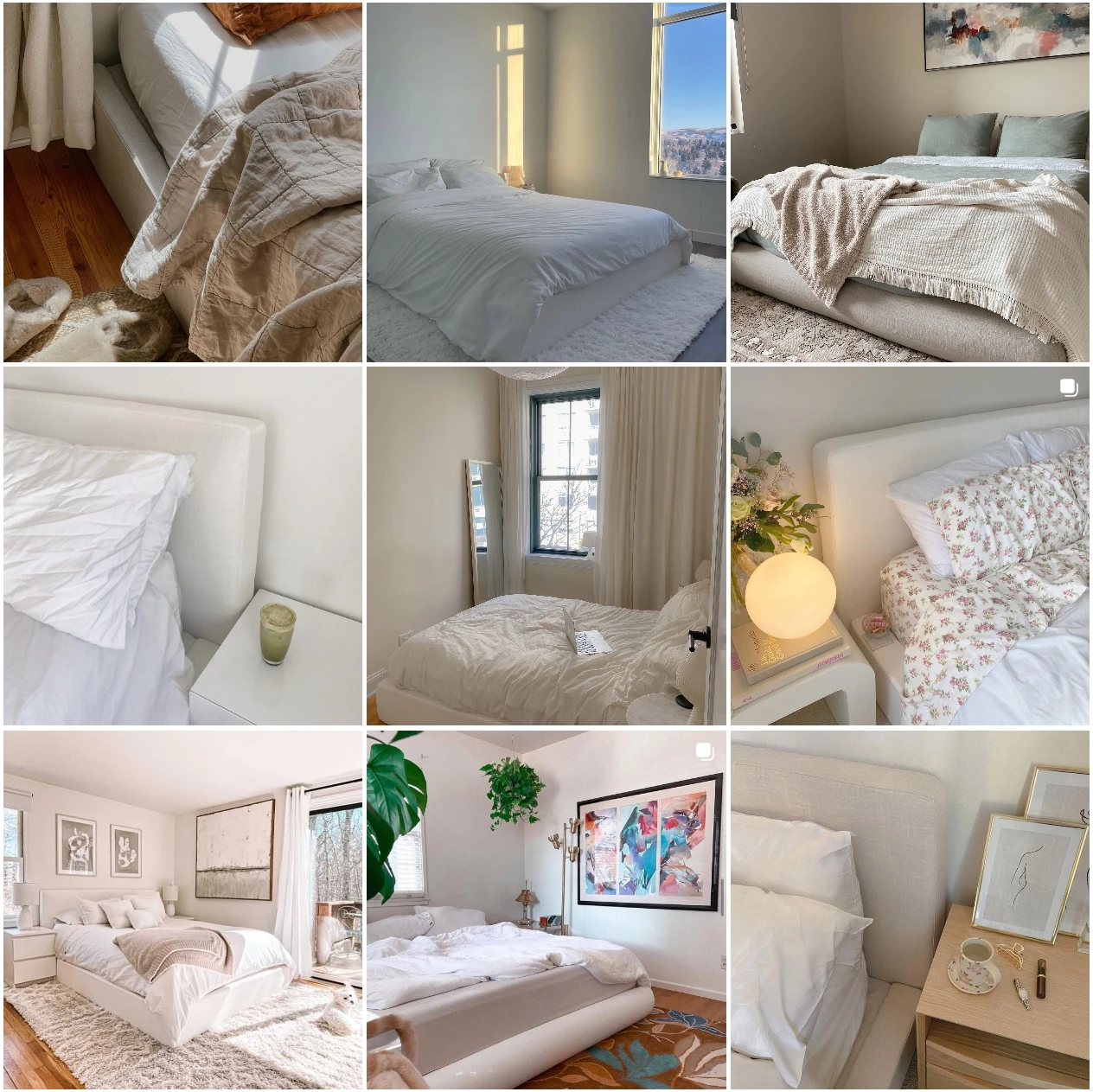 Furniture Modern Minimalism Bedroom Solid Wood King-Size Double Bed Frame Upholstered Soft Bed