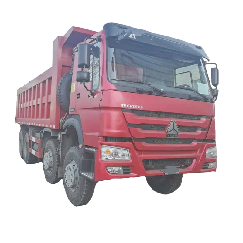 Used 8x4 12 Wheelers 375 hp 30 Cubic Meters 50 60 Ton Heavy Loading Mining Howo Dump Trucks With Sinotruk Engine