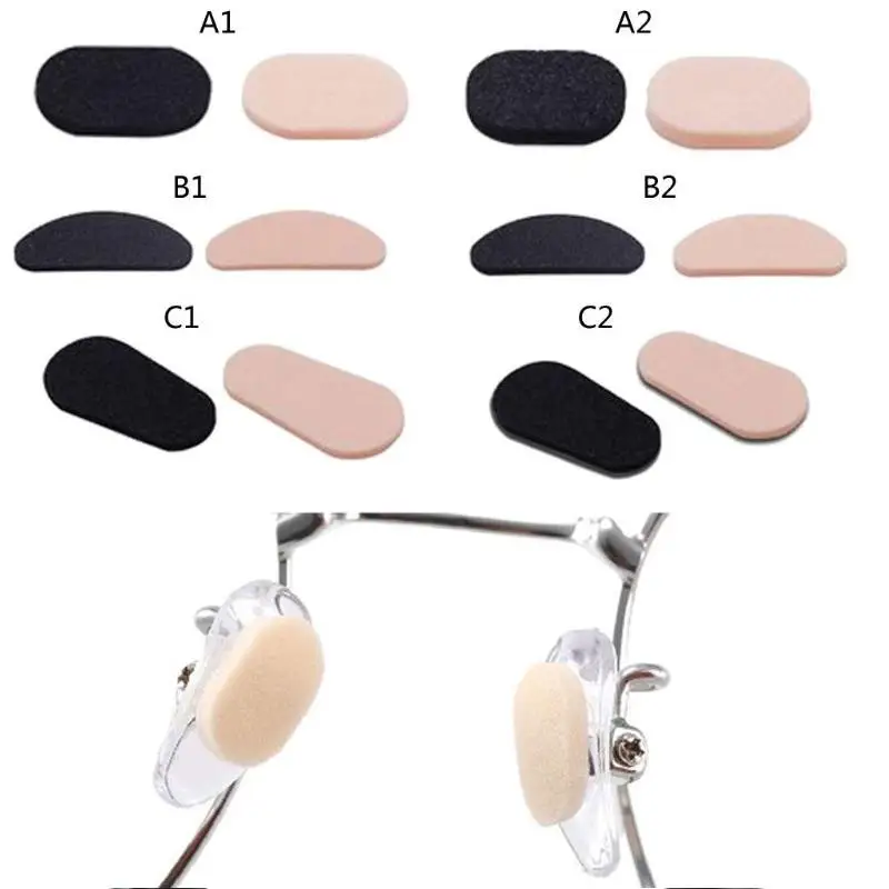 Овальная форма eva пенопластовые оптические противоскользящие очки eva губка Очки носоупоры