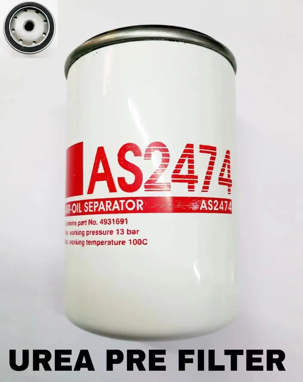 PEEKEY AS2474 Air Oil Separator UREA PRE fuel filter 4931691 for Tata Fleetgaurd  BS4 Umbrella truck