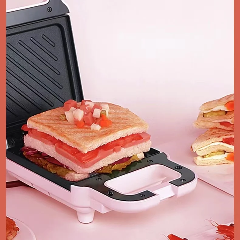Small home multifunctional heating waffle machine, toaster