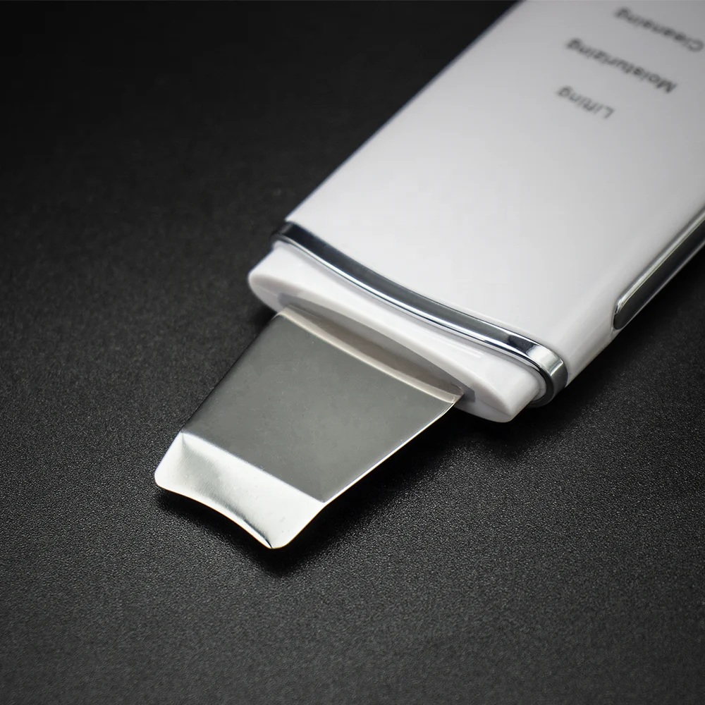 Pore Cleansing Peeling Portable Skin Spatula Facial Scrubber Silicone Facial Scrubber Ultra Sonic Skin Scrubber