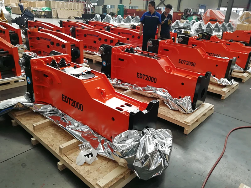 SB50 Hydraulic Breaker Eddie100 Hammer for Construction New Condition with Core Components Chisel