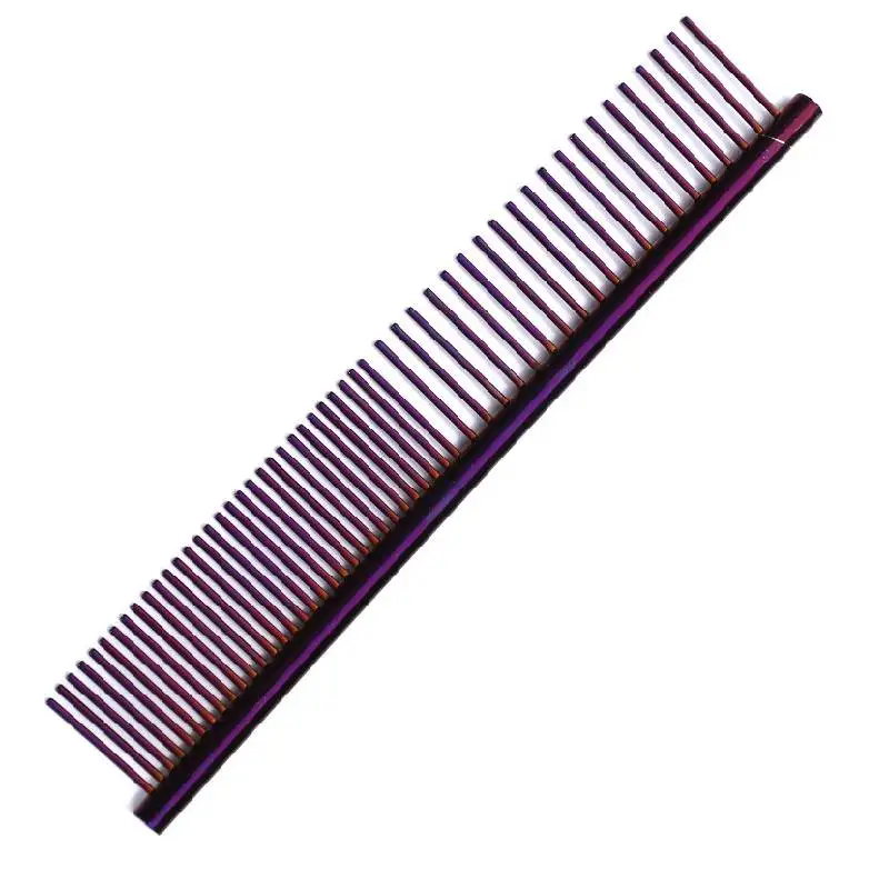 Stainless Steel Fine Tooth Pet Beauty Grooming Comb Professional Grooming Tool Comb For Dog, Cat And Other Pets
