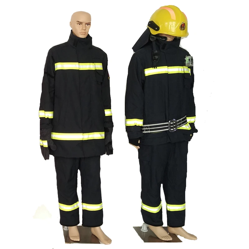 Противопожарный костюм огнестойкий пожарный одежда форма пожарного огнеупорные костюмы передачу тепла