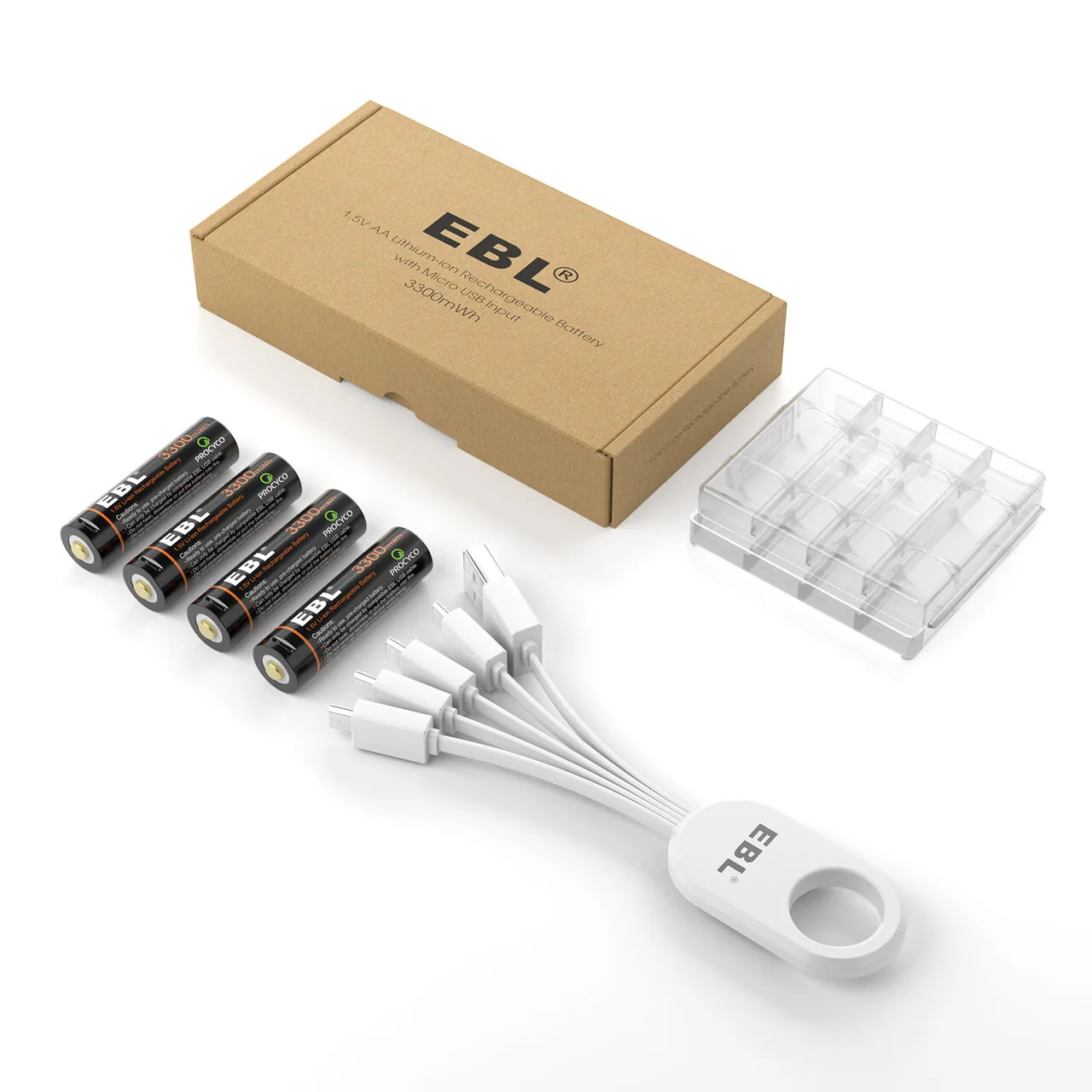  Быстрая зарядка USB перезаряжаемые AA литиевые батареи 1 5 В МВт/ч двойные A