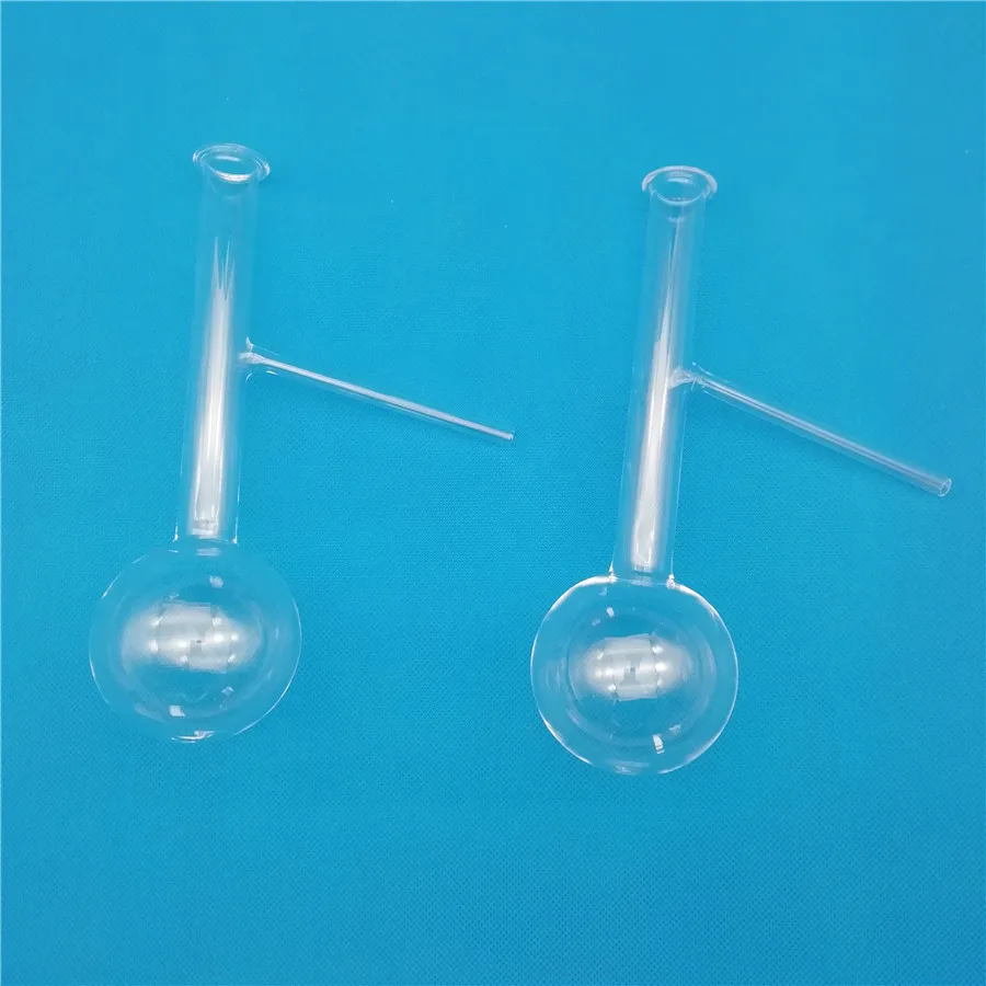 Кварцевая лабораторная колба с боковой трубкой, колба для дистилляции