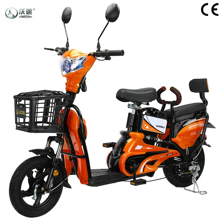 350w Brushless Motor Bright Headlights Powerful Battery Life Electric Carbon Bicycle