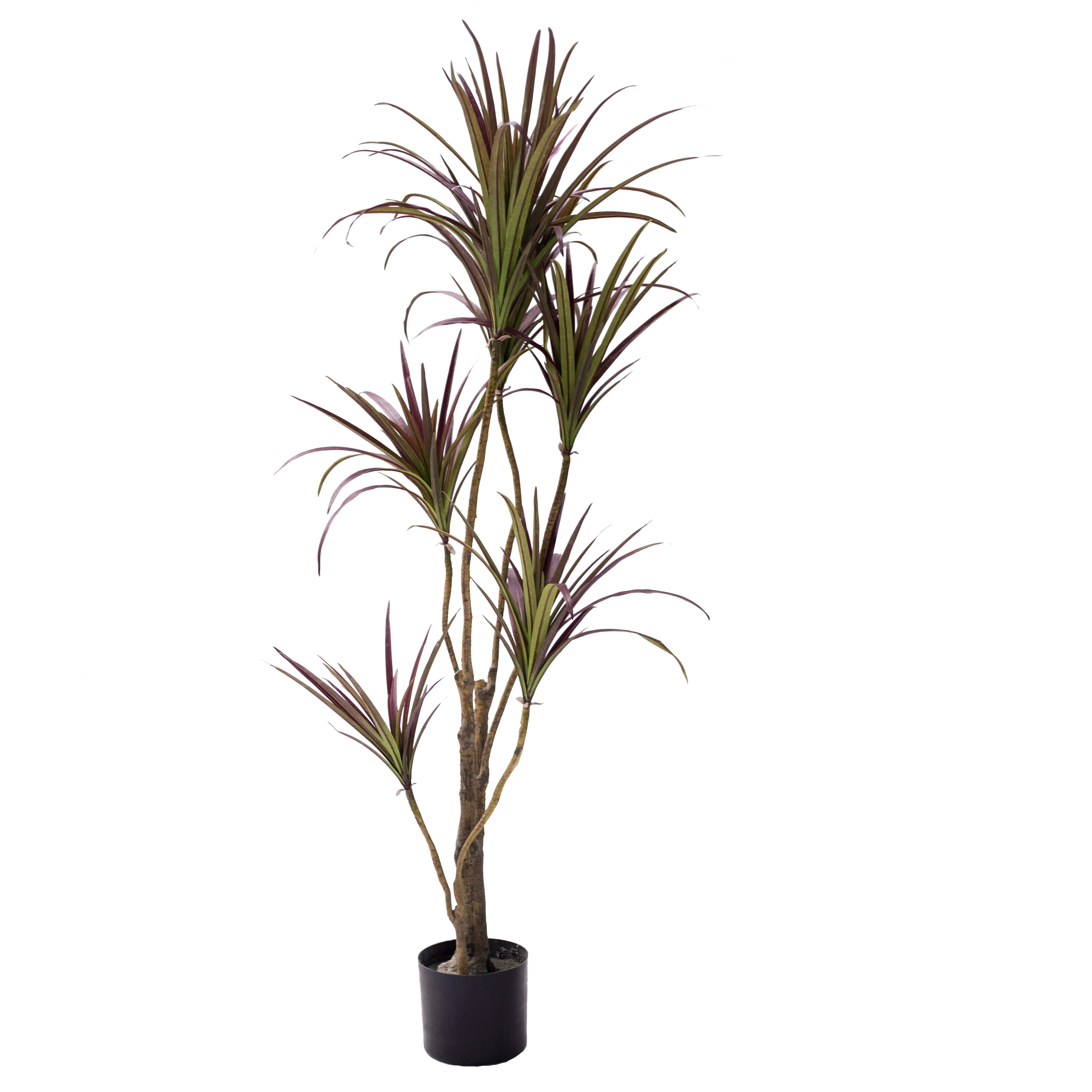 New year tree simulation plant bonsai artificial green plant for indoor decorative sago cycas palm
