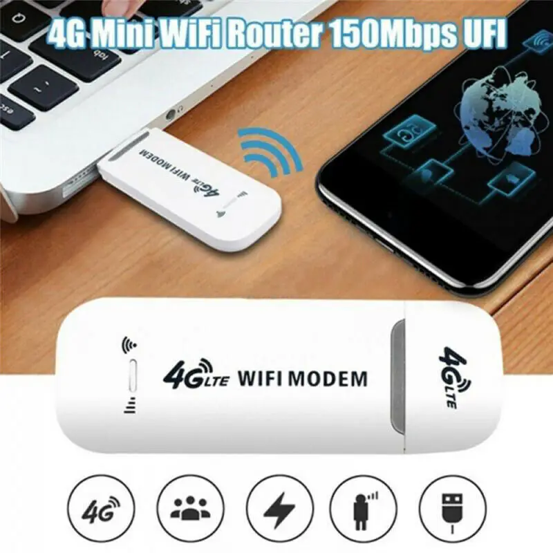  Беспроводной 4G USB Wi-Fi роутер модем сетевой ключ разблокированный LTE адаптер точка доступа автомобильный Портативный