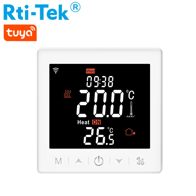 Wi-Fi smart thermostat Capacitive Touch 3A Smart WiFi/485 Modbus Fan Coil Thermostat