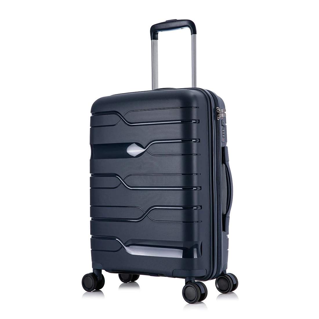 Saikit New Custom Design Wholesale OEM/ODM Trolley PP Suitcase 3 Piece Hard Shell travel PP Luggage Sets