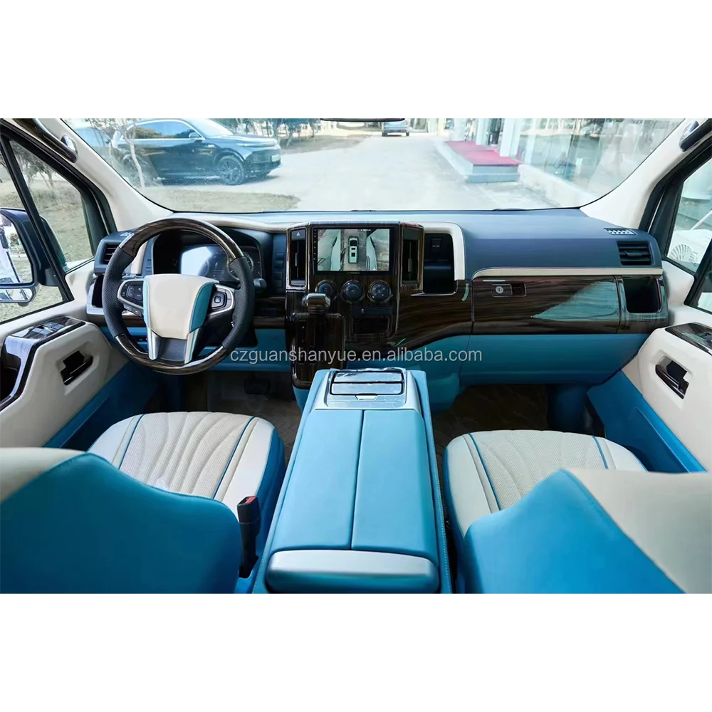 Профессиональный комплект для модификации интерьера Blue Toyota Sienna аксессуары дизайна фургона