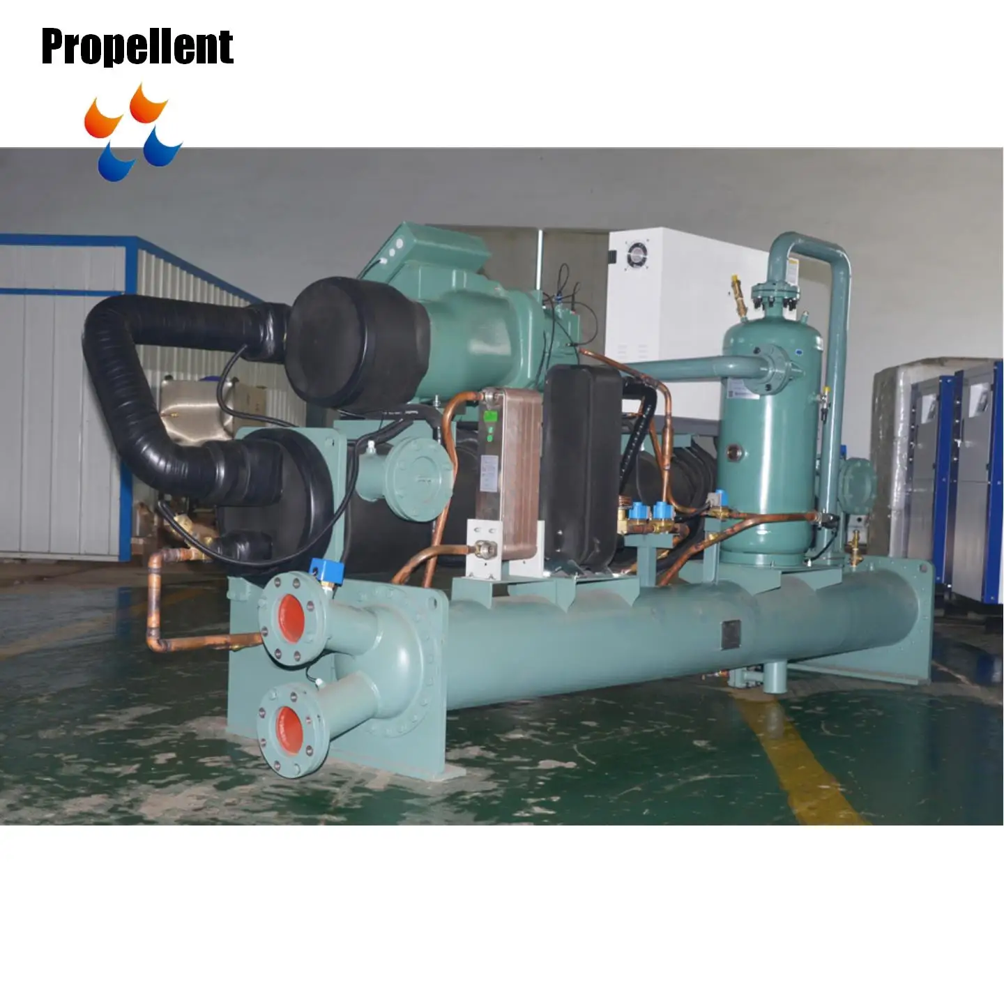 30 ton 120kw industrial air cooled water chiller for plastic mold cooling