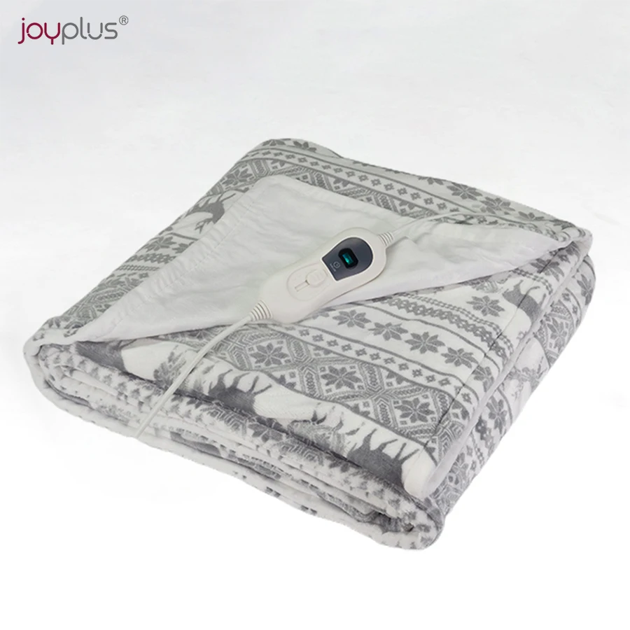 Full Size Super Soft Fleece Reversible Blanket Electric Thermal Heated Blankets For Winter Use