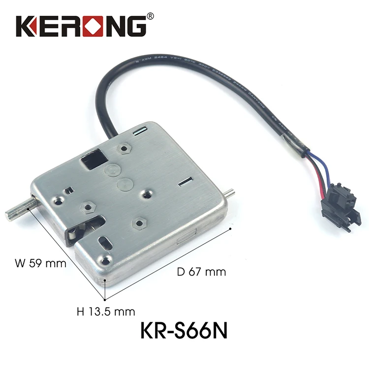 KERONG Mini electromagnetic lock electric solenoid latch for metal cabinet/school locker