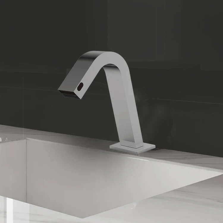 New Design Brass Chrome Motion Automatic Tap Smart Sink infrared Faucet Touch Sensor Water Mixer