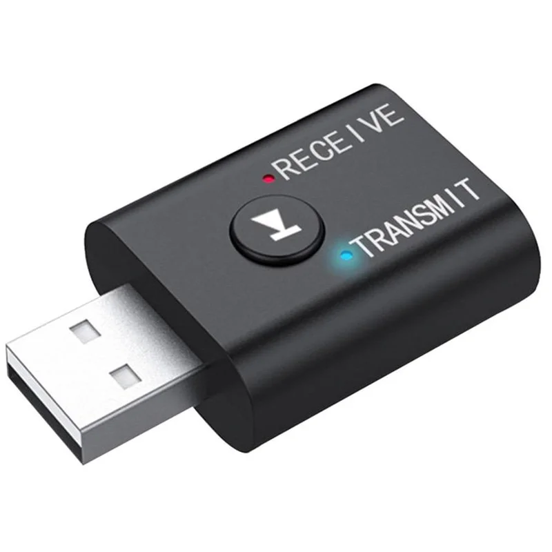 2 в 1 USB Bluetooth аудио ключ беспроводной передатчик приемник адаптер для ТВ автомобильный усилитель гарнитура