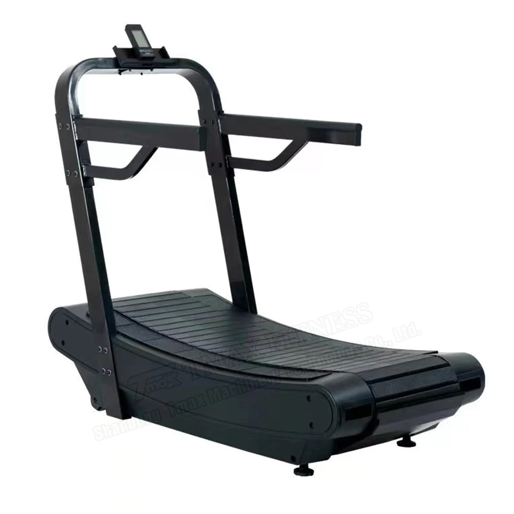 Non motor Curved treadmills Fitness RunningTraining Cardio Treadmill  self generating curved treadmill commercial