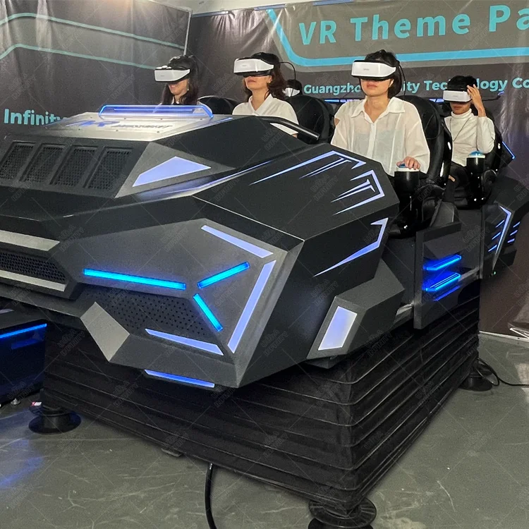 Factory Wholesale Price Vr Space Ship Design 9D Cinema Virtual Reality Driving Simulation Rides Game Machine 9D Vr Simulator