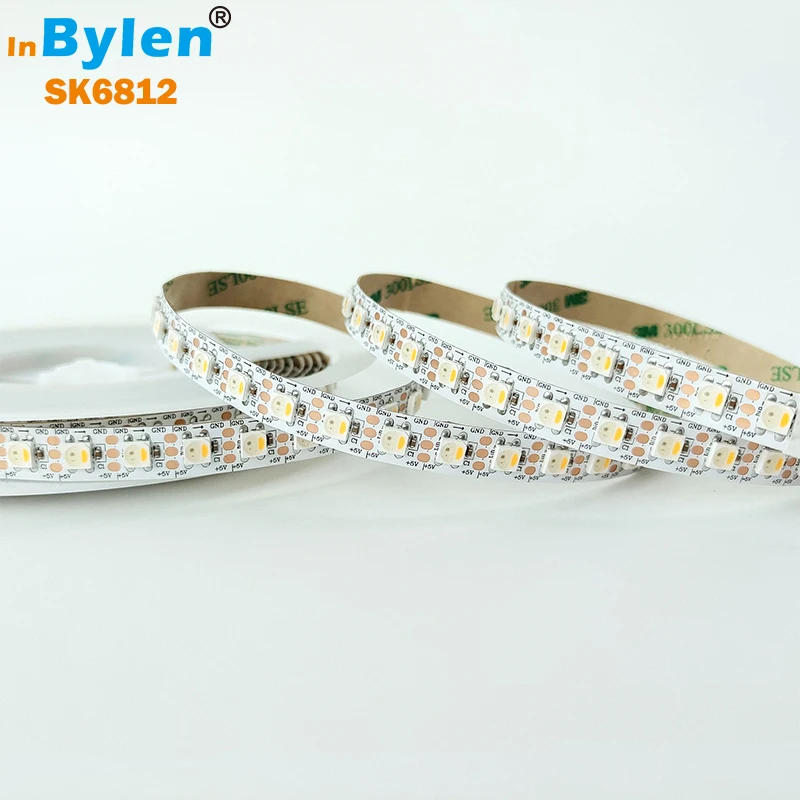 5050 60led sk6812 addressable 12v rgbw pixel led strip