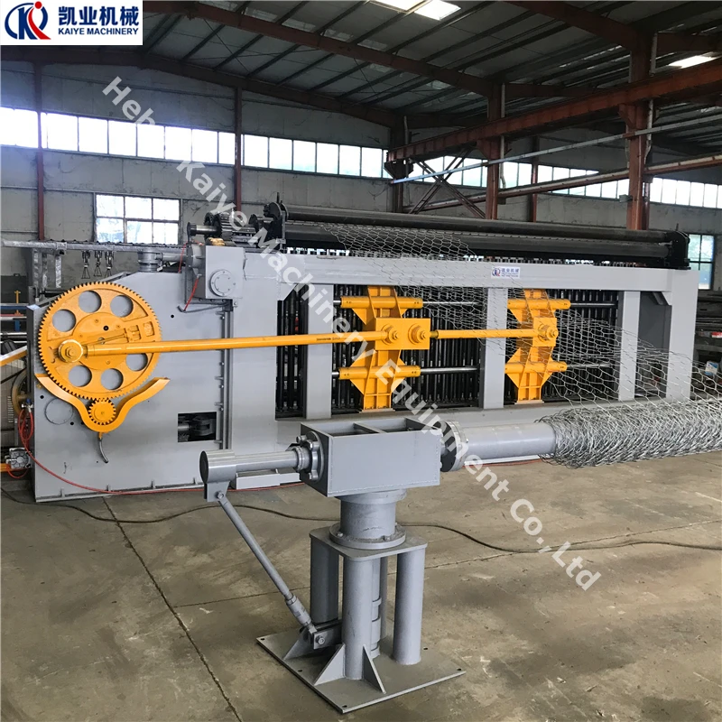 Maximum 5 meters high-speed fully Automatic galvanized gabion mesh weaving machine max.4.3m in China