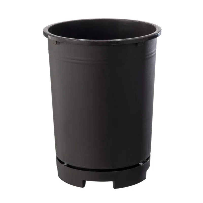 Черный галлоновый горшок для балкона, детский садовый пластиковый горшок, цветочный горшок, модульные коробки, садовые контейнеры