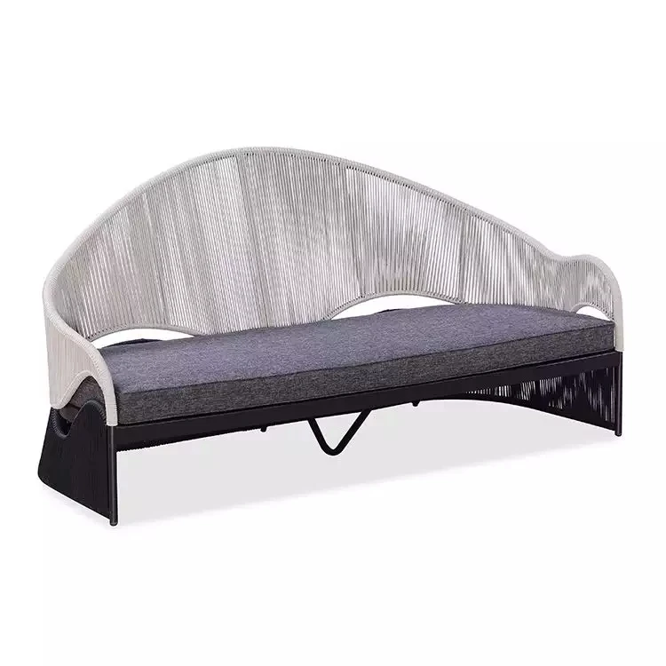OEM Custom Garden Sofa Commercial Outdoor Exterior Furniture Weaved Rope Outdoor Furniture