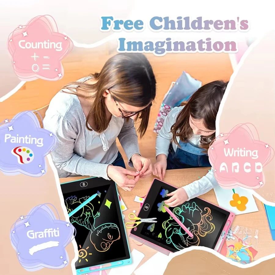 Kids Digital Electronic Drawing Boards Memo Write Drawing Pad Erasable Writing Tablet Doodle Memo Pad For Kids