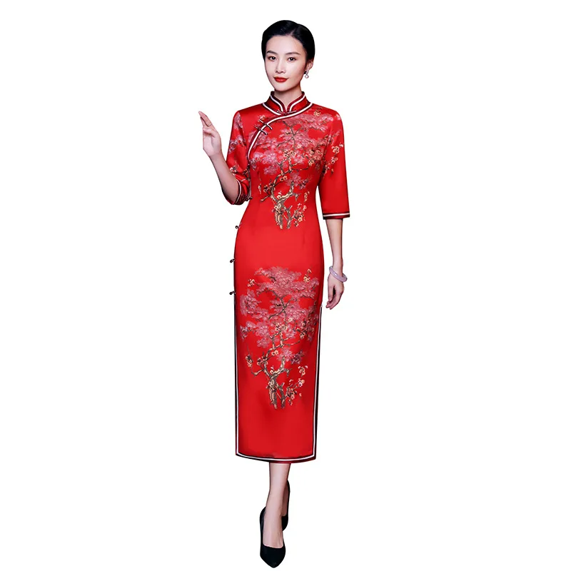 Традиционная китайская одежда qipao традиционный костюм для девочек Ципао классическое старое модное