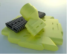 HDPE corrugated plastic flat drainage pipe