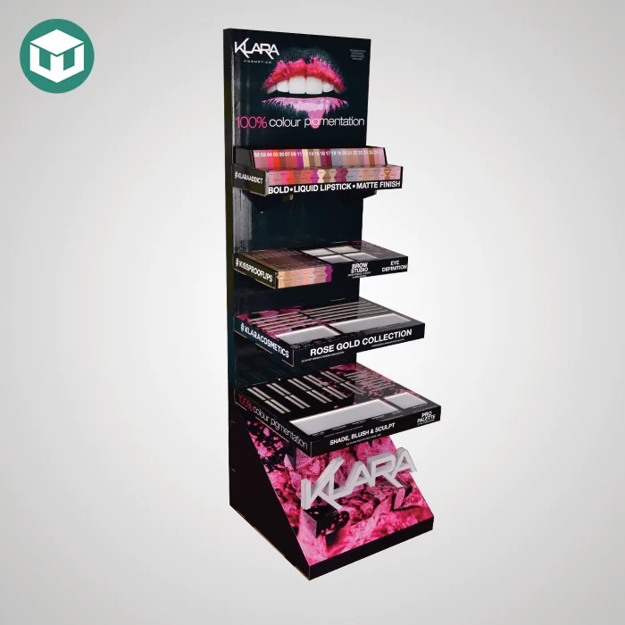 
Cardboard Custom Nail Polish Display Stand, Lip Gloss Display Stand 