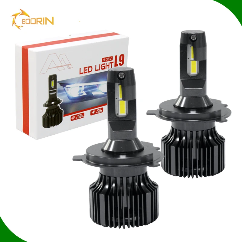 2021 new led car accessory foco h4 bi led headlight bulbs 360 bombillos led 6000k 5700k canbus para auto faro h4 led headlight