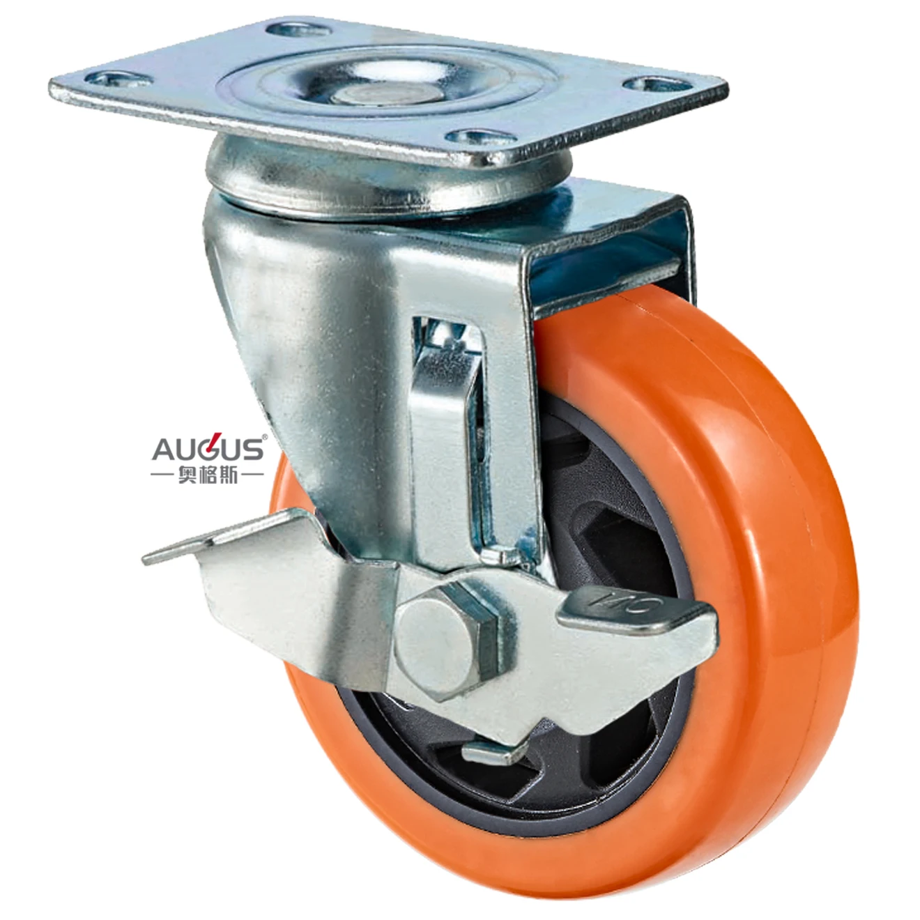 Hot sale rueda de 4 inch polyurethane wheel castors