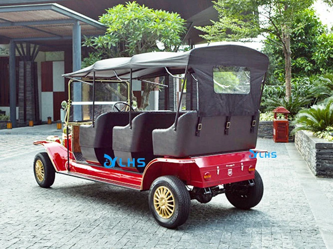 Newest design new energy electric sightseeing bus customized electric Moke classic car classic golf car in promotion