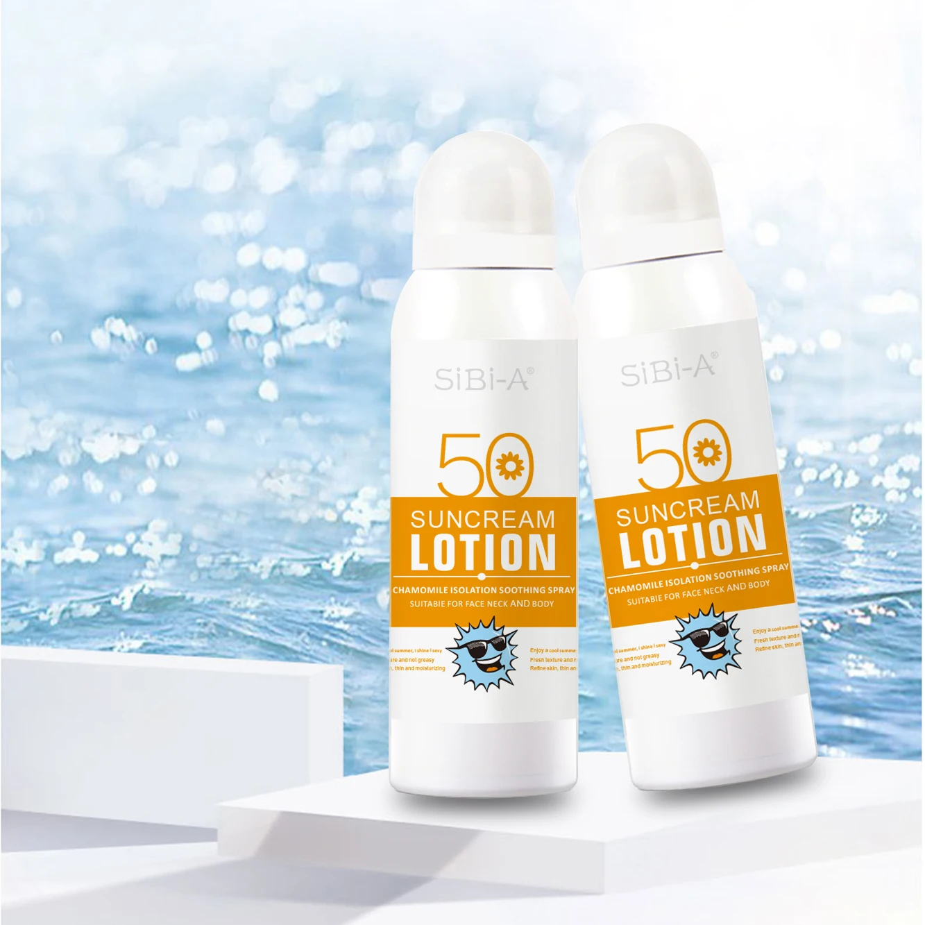 Private Label Organic Sun Protection Body And Face Waterproof Whitening Sun Screen Spf 50 Sunscreen Spray
