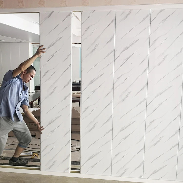 Guangzhou Supplier New Cheap Price Pvc Plastic Hall Restaurant Office Folding Removable Movable Partition Wall Dividers For Sale