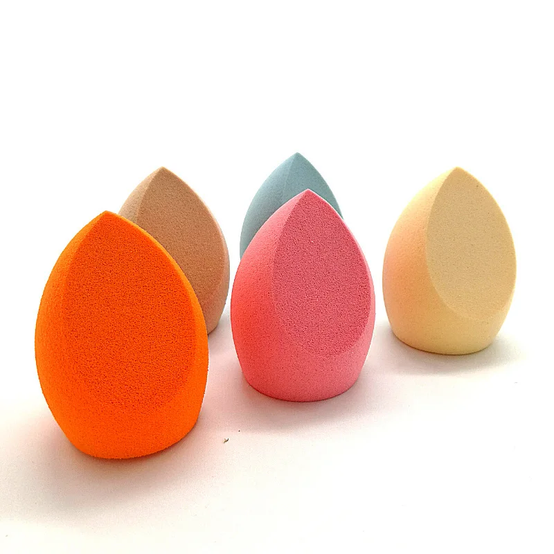 Facial Sponge Customized Makeup Foundation Puff Air Cushion Powder Puff With Satin Ribbon - Buy Facial Sponge,Customized Makeup