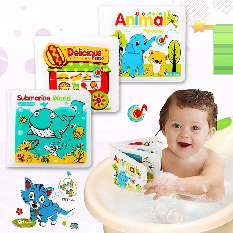 Baby Waterproof Bath Book Water Books Bathtub Books