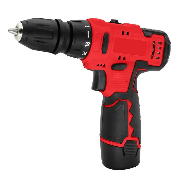 12V Mini 1.3Ah Li-ion Battery 10mm power tool 30Nm With 2 Speed Control Cordless Drill Ningbo Manufacture