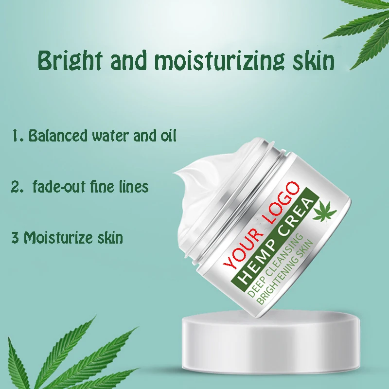 Private Label Pain Relief CBD Hemp Oil Cream Natural Hemp Extract Organic Cream for skin whitening face cream