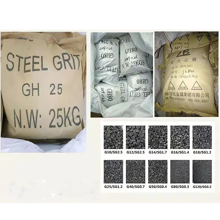 Sand blasting steel grit GP80 shot good abrasive price