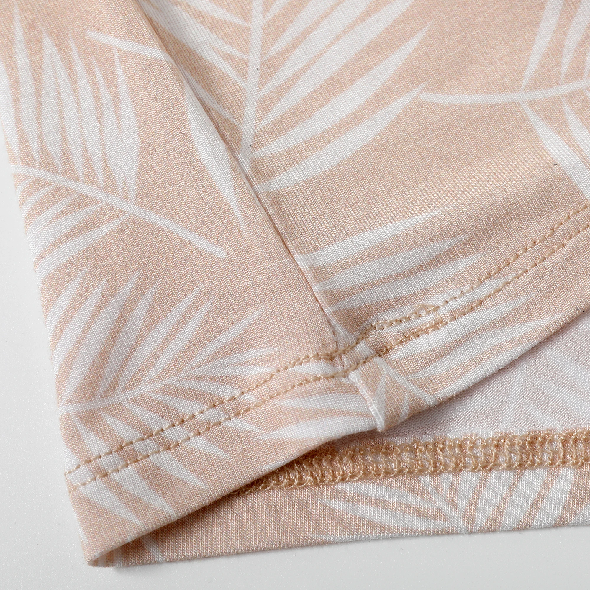 2024 New Fashion Pattern Baby and Kids Bamboo Spandex Material Tops and Pants New Design Baby Clothes short Sleeve Baby Pajamas